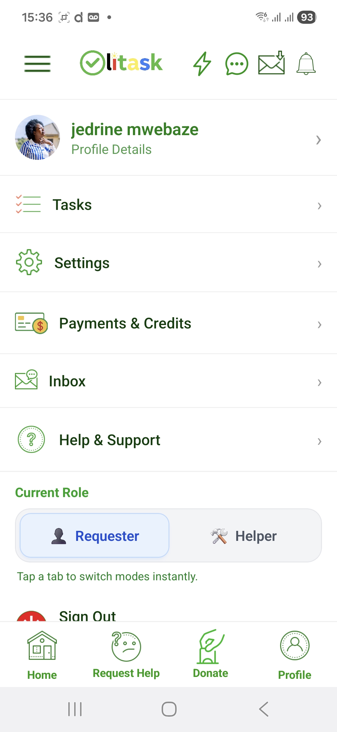 Olitask app